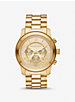 Oversized Runway Gold-Tone Watch image number 0