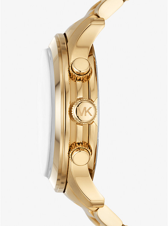 Oversized Runway Gold-Tone Watch image number 1