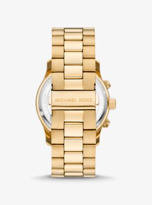 Oversized Runway Gold-Tone Watch