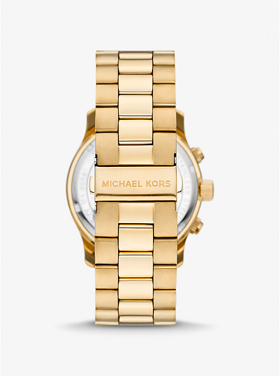 Oversized Runway Gold-Tone Watch image number 2
