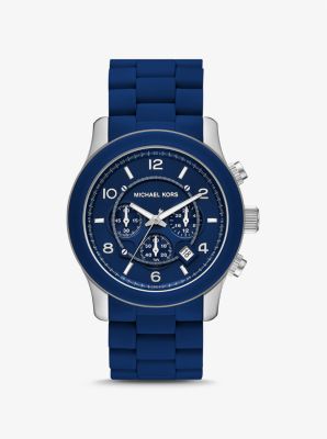 Michael kors best sale navy blue watch