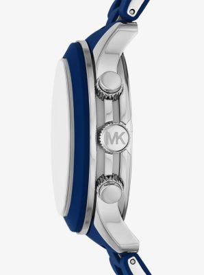 Oversized Runway Navy-Tone Watch | Michael Kors