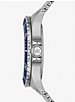 Oversized Slim Everest Silver-Tone Mesh Watch image number 1