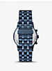 Oversized Hutton Navy-Tone Watch image number 2