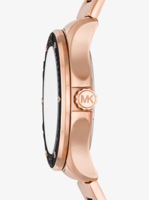 Montre Nolan surdimensionn&eacute;e de ton or rose in OR ROSE | Michael Kors