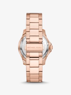 Oversized Nolan Rose Gold-Tone Watch image number 2