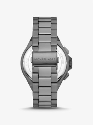 Oversized Lennox Gunmetal Watch | Michael Kors Canada
