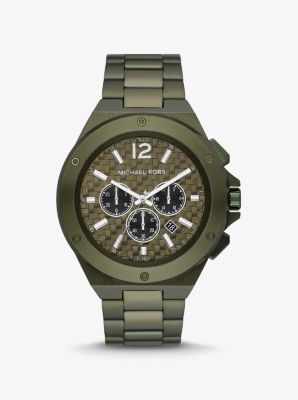 Michael kors outlet men's leather watches