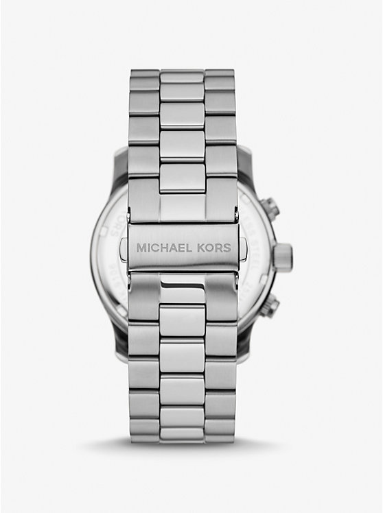 Oversized Runway Silver-Tone Watch image number 2
