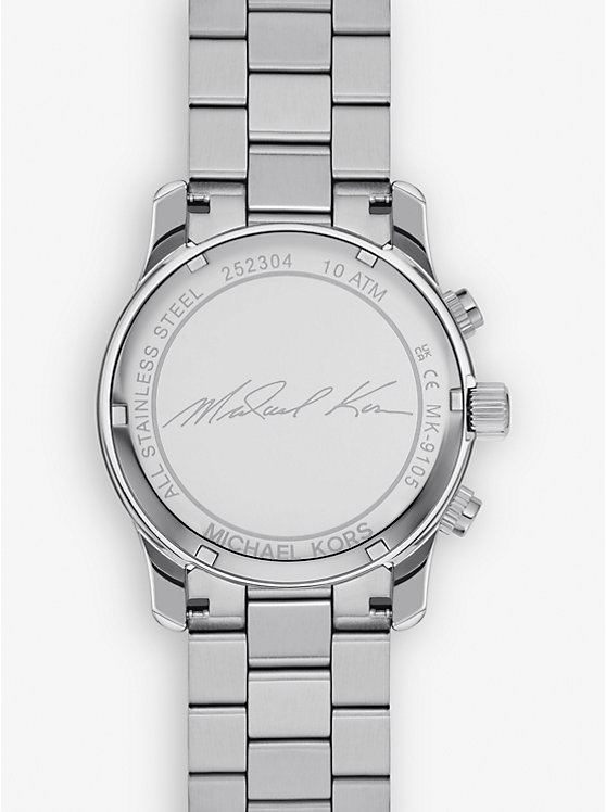 Oversized Runway Silver-Tone Watch image number 3