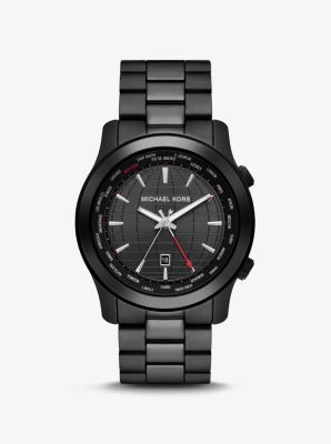 Runway | Michael Kors Black-Tone Oversized Watch