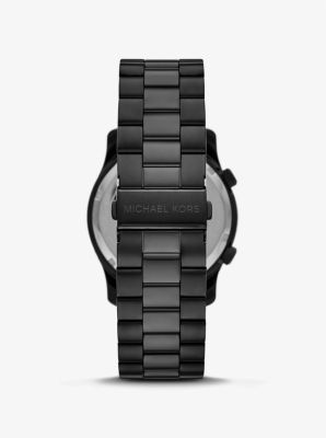 Montre surdimensionn e Runway de ton noir Michael Kors Canada