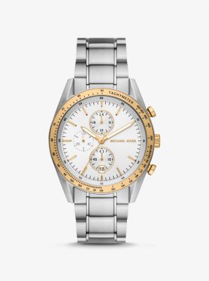 Oversized Accelerator Two-Tone Watch | Michael Kors