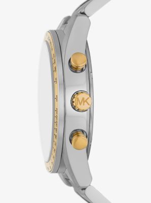 Oversized Accelerator Two-Tone Watch | Michael Kors