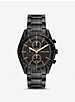Oversized Accelerator Black-Tone Watch image number 0