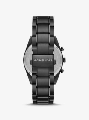 Oversized Accelerator Black-Tone Watch | Michael Kors