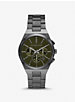 Oversized Lennox Gunmetal Watch image number 0