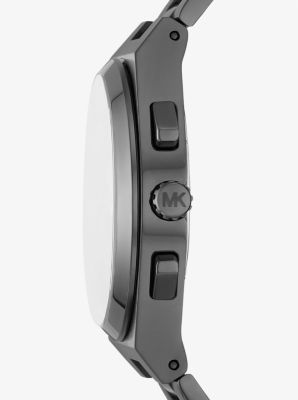 Oversized Lennox Gunmetal Watch | Michael Canada Kors