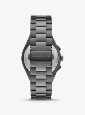 Oversized Lennox Gunmetal Watch | Michael Kors