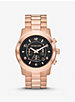 Oversized Runway Rose Gold-Tone Watch image number 0