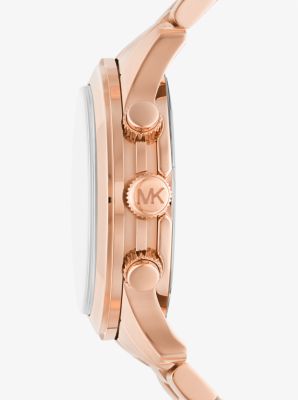 Übergroße Armbanduhr Runway im Rosé-Goldton image number 1