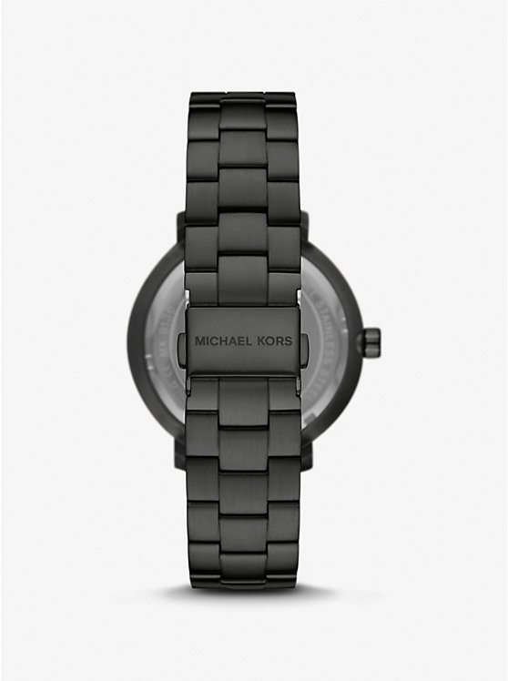 Oversized Blake Black-Tone Watch | Michael Kors Canada