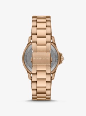 Oversized Everest Beige Gold-Tone Watch image number 2