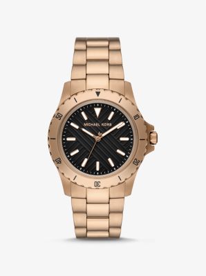 Reloj mk best sale dorado hombre