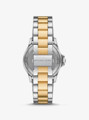 Übergroße, zweifarbige Armbanduhr Everest image number 2