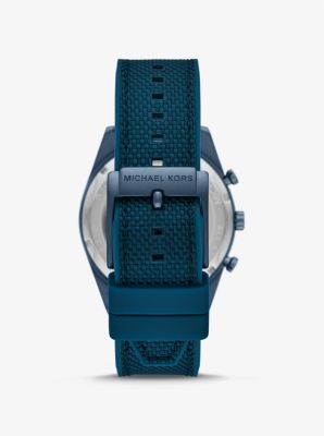 Oversized Warren Blue-Tone and Nylon Watch image number 2