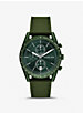 Oversized Accelerator Green-Tone and Nylon Watch image number 0