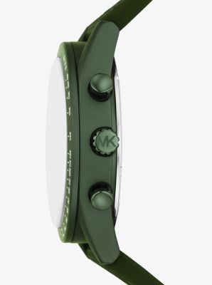 Oversized Warren Green-Tone and Nylon Watch image number 1