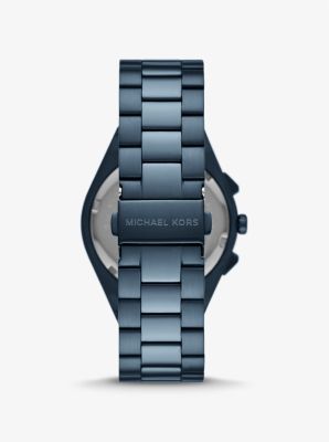 Oversized Lennox Blue-Tone Watch