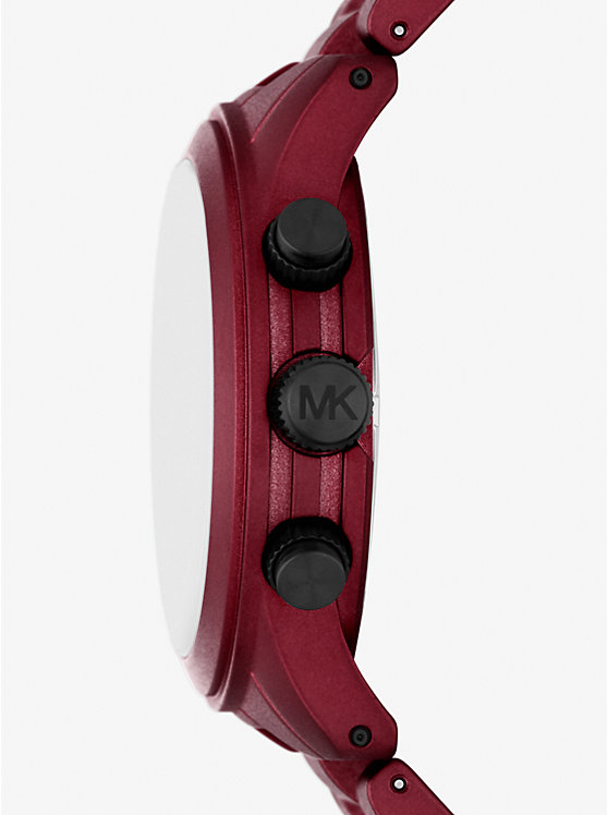 Oversized Runway Red-Coated Watch image number 1