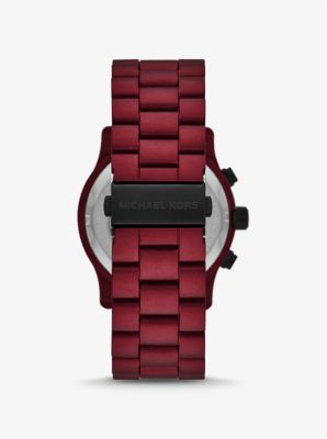 Oversized Runway Red-Coated Watch image number 2