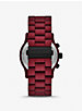 Oversized Runway Red-Coated Watch image number 2