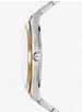 Oversized Slim Runway Two-Tone Watch image number 1