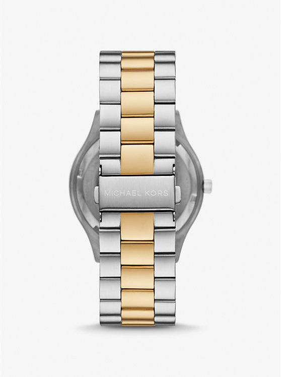 Oversized Slim Runway Two-Tone Watch image number 2