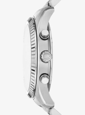 Oversized Lexington Silver-Tone Watch image number 1