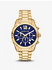 Oversized Lexington Gold-Tone Watch image number 0