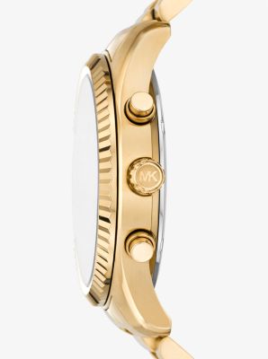 Oversized Lexington Gold-Tone Watch image number 1