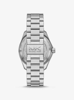 Oversized Maritime Silver-Tone Watch | Michael Kors