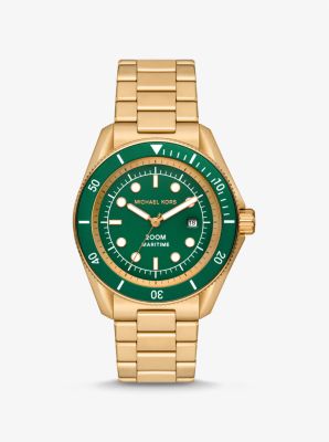 Oversized Maritime Gold-Tone Watch