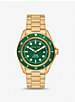Oversized Maritime Gold-Tone Watch image number 0