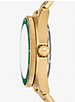 Oversized Maritime Gold-Tone Watch image number 1