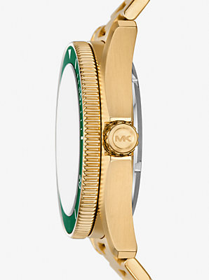 Oversized Maritime Gold-Tone Watch