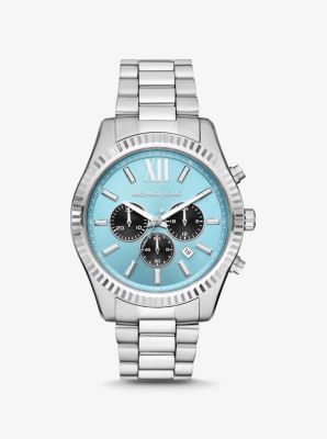 Silver Tone Watches Men s Watches Michael Kors