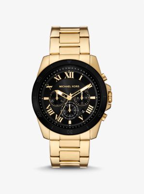 Reloj Alek oversize en tono dorado image number 0