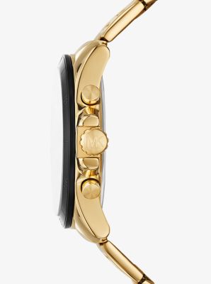 Reloj Alek oversize en tono dorado image number 1