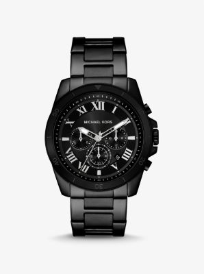 Oversized Alek Black Tone Watch